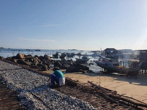 MENIKMATI SUASANA PAGI DI DESA NELAYAN TANJUNG BINGA BELITUNG