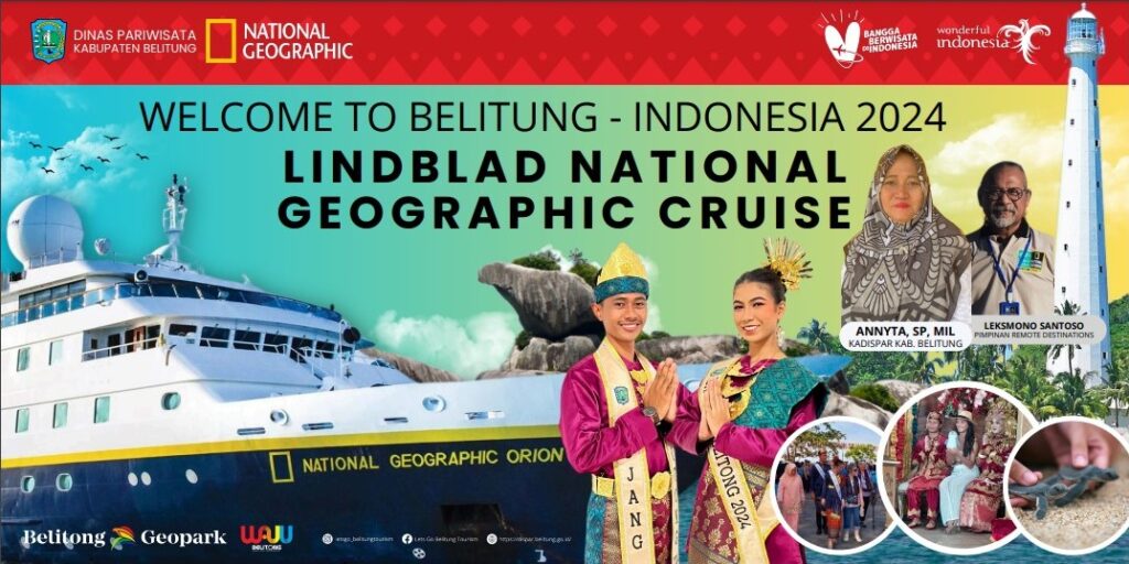 Akan kembali untuk Ketiga Kalinya: Kapal Pesiar National Geographic Lindblad Orion Kunjungi Sisi Utara Pulau Belitung!