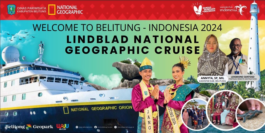 Akan kembali untuk Ketiga Kalinya: Kapal Pesiar National Geographic Lindblad Orion Kunjungi Sisi Utara Pulau Belitung!