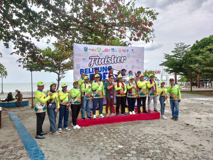 Dispora Kabupaten Belitung Suskes Menggelar Belitung Geopark Marathon 2024