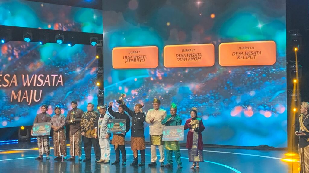 DESA WISATA KECIPUT BERPRESTASI, TERPILIH MENJADI JUARA III KATEGORI DESA WISATA MAJU PADA ADWI 2024