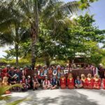 Kepala Dinas Pariwisata Kabupaten Belitung, Annyta, SP., M.I.L., Sambut Kedatangan Wisatawan Mancanegara dari Kapal Pesiar Coral Geographer di Leebong Island