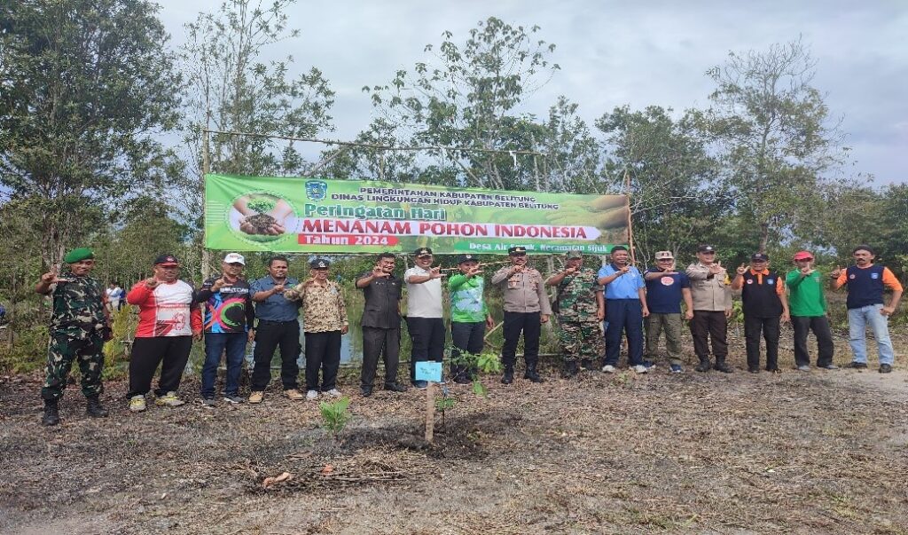 Dinas Pariwisata Kabupaten Belitung Hadiri Peringatan Hari Menanam Pohon Indonesia (HMPI) 2024