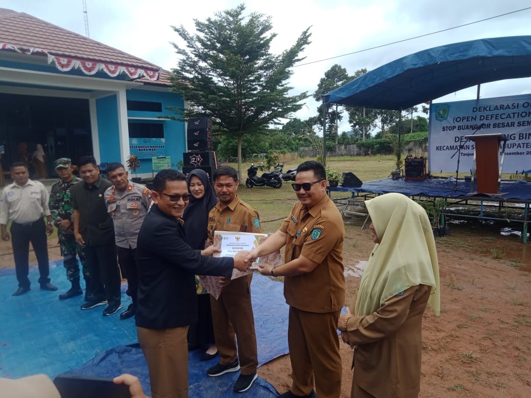 Deklarasi ODF (Open Defecation Free) di Desa Tanjung Binga: Wujudkan Lingkungan Bersih dan Pariwisata Berkelas