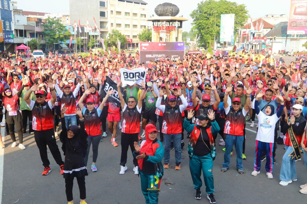 Belitung Satam Run 2025: Pesta Lari Meriah di Bundaran Satam