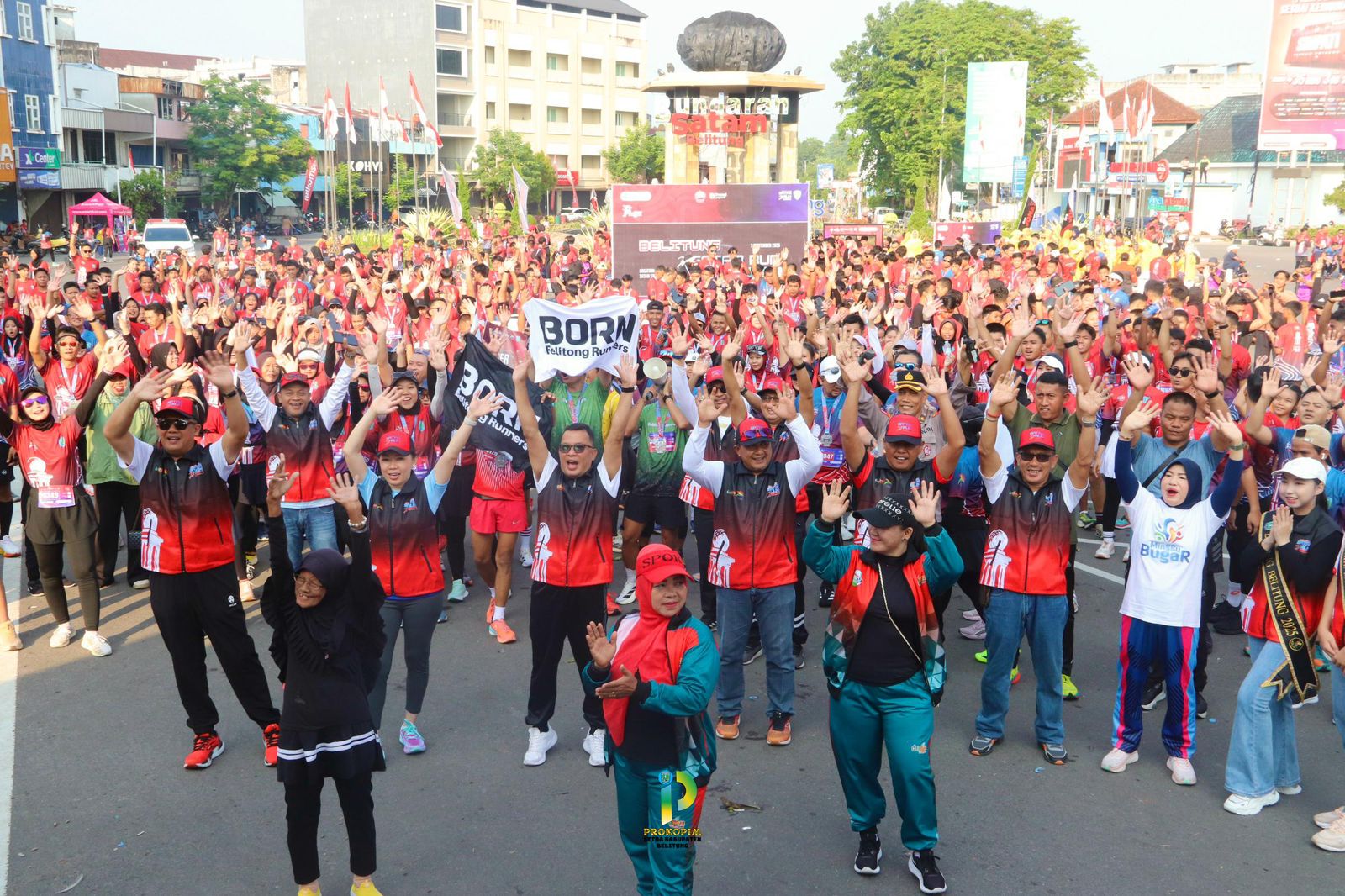 Belitung Satam Run 2025: Pesta Lari Meriah di Bundaran Satam