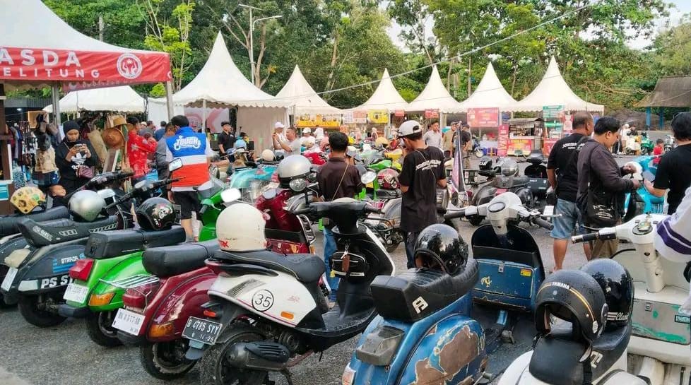 Festival Culture Forkappsi X Belitong Scooter Day 2025: Perpaduan Budaya dan Komunitas Vespa di Jantung Belitung